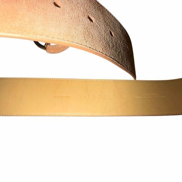 Talbots tan suede leather belt- size L main image 5